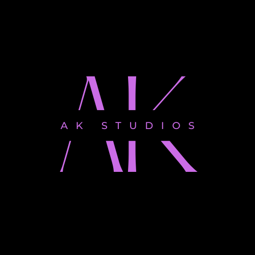 pink black luxury elegant personal brand logo
